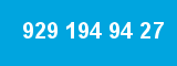 929 194 94 27 929 194 94 27